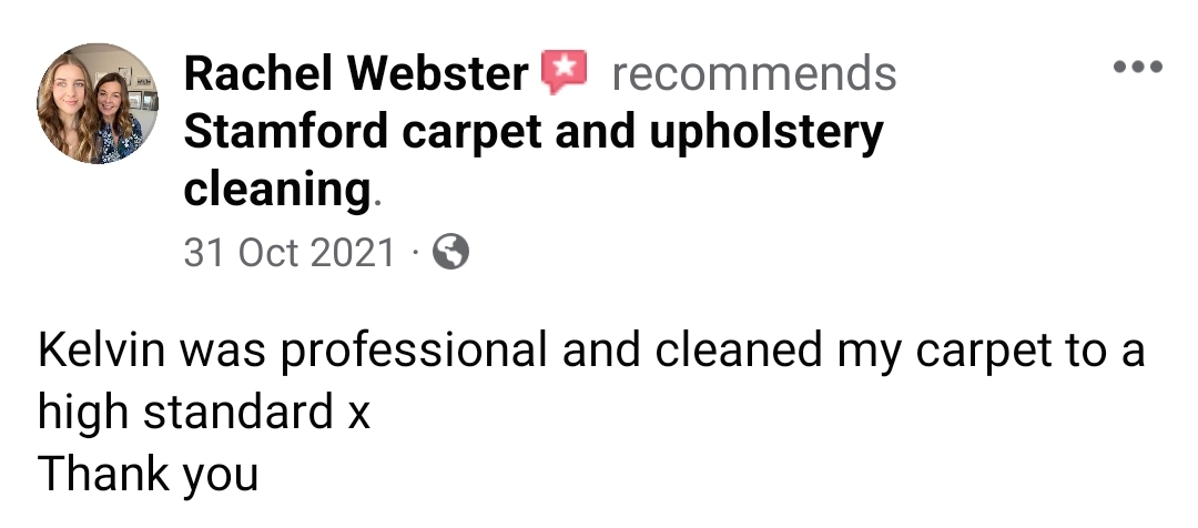 Kelvin was professional and cleaned my carpet to a high standard x Thank you